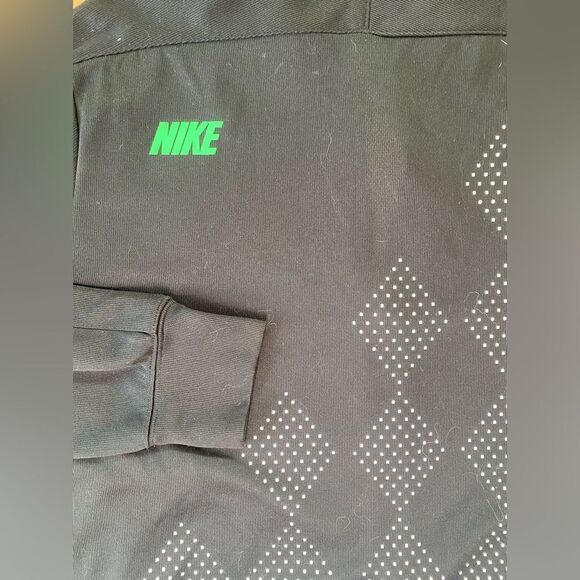 Mens Nike Golf warmup jacket front zip argyle dot print - Picture 3 of 10